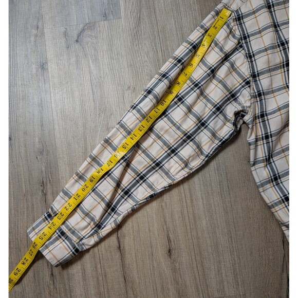Vintage 90s Tommy Hilfiger Size XL Shirt Flannel Crest Plaid Cotton Button Down - Picture 8 of 8